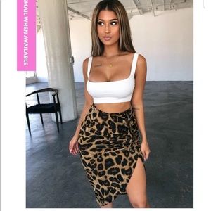OOTDfash Manda Leopard skirt
